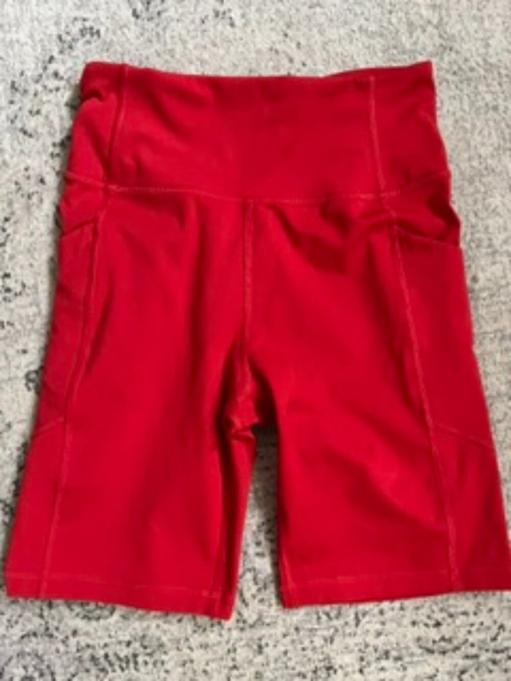 🧡3/$15  FIGS Red Athletic Shorts Two Side Pockets One Inside Pocket XS